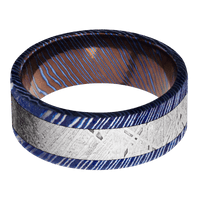 Titanium Damascus + Satinetched Finish