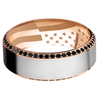 10K Rose Gold + Polish , Polish Finish