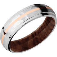 Cobalt Chrome + Hammer , Polish Finish + Sequoia