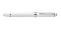 Bailey Light™ Polished White Resin Medium Nib Fountain Pen