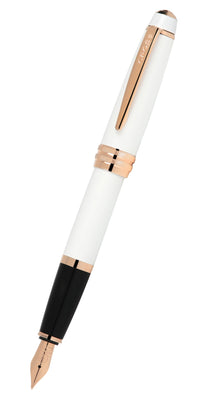 Bailey™ Pearlescent White Lacquer Fountain Pen