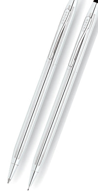 Classic Century® Lustrous Chrome Pen and Pencil Set