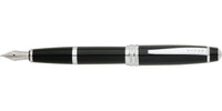 Bailey™ Black Lacquer Stainless Steel Medium Nib Fountain Pen