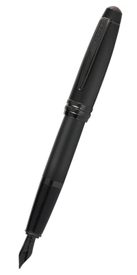 Bailey™ Matte Black Lacquer Stainless Steel Extra-Fine Nib Fountain Pen