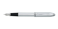 Townsend® Lustrous Chrome Stainless-Steel Fine Nib Fountain Pen