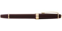Bailey Light™ Polished Burgundy Resin and Gold Tone Rollerball Pen