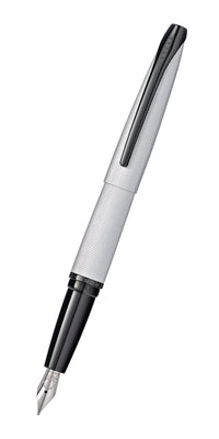 ATX® Brushed Chrome Fine Nib Fountain Pen