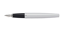 Calais™ Satin Chrome Stainless Steel Medium Nib Fountain Pen