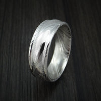 Kuro Damascus Steel Ring Custom Made Wedding Band