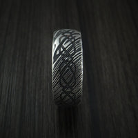 Kuro Damascus Steel Celtic Knot Ring Infinity Design Wedding Band