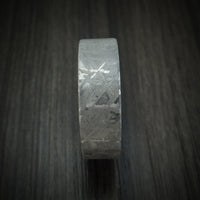Gibeon Meteorite and Whiskey Barrel Wood Ring Custom Made