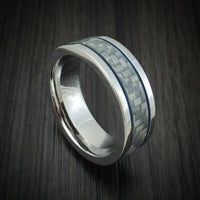 Cobalt Chrome and Carbon Fiber Ring with Cerakote Custom Made