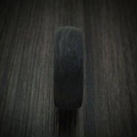 Solid Forged Carbon Fiber Ring with 14K White Gold Sleeve