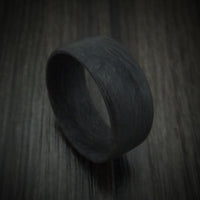 Solid Forged Carbon Fiber Ring Custom Made Band