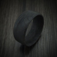 Solid Forged Carbon Fiber Ring Custom Made Band
