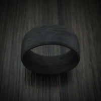 Solid Forged Carbon Fiber Ring Custom Made Band