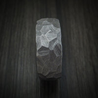Rock Hammered Tantalum Ring Custom Made