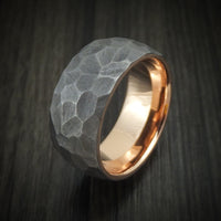Tantalum and 14K Gold Ring Custom Made Band
