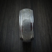 Tantalum and Meteorite Custom Made Men's Ring