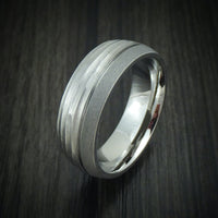 Cobalt Chrome Two Tone Finish Men's Band