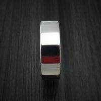 Titanium Ring with English Oak Hardwood Sleeve Custom Made Band