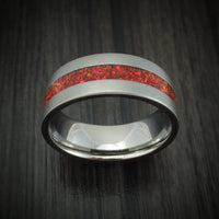 Titanium and Opal Men's Ring Choose Your Color Custom Made