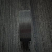 Solid Carbon Fiber Ring Custom Made Pattern Band