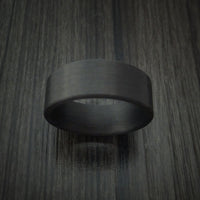 Solid Carbon Fiber Ring Custom Made Pattern Band