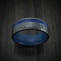 Black Zirconium Stone and Cerakote Custom Men's Ring