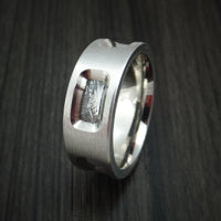 Cobalt Chrome and Gibeon Meteorite Custom Made Band
