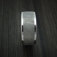 Cobalt Chrome and Gibeon Meteorite Ring Custom Made