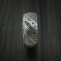 Kuro Damascus Steel Band with Deer Antler Sleeve Custom Made