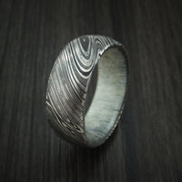 Kuro Damascus Steel Band with Deer Antler Sleeve Custom Made