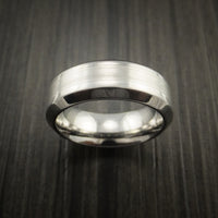 Titanium and Platinum Custom Inlay Ring