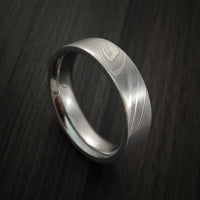 Damascus Steel Ring Wedding Band Genuine Craftsmanship