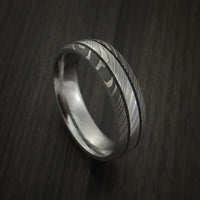 Damascus Steel Ring Wedding Band Genuine Craftsmanship