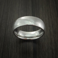 Damascus Steel Ring Wedding Band Custom Made