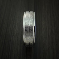Cobalt Chrome Ring Distressed Finish Band Made to Any Sizing
