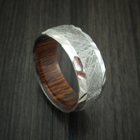 Gibeon Meteorite in Cobalt Chrome with Hardwood Sleeve Custom Made