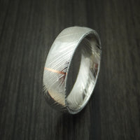 Kuro Damascus Steel and Vertical 14K Rose Gold Inlay Custom Made