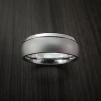 Cobalt Chrome Ring with Two-Tone Finish Custom Made Any Size