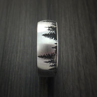Cobalt Chrome Tree Hunter Ring Custom Made