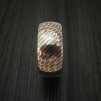 Superconductor Ring Custom Made Titanium-Niobium and Copper Band
