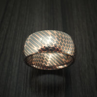 Superconductor Ring Custom Made Titanium-Niobium and Copper Band