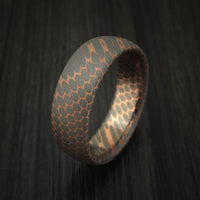 Superconductor Ring Custom Made Titanium-Niobium and Copper Band