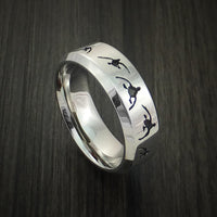 Cobalt Chrome Duck Hunter Ring Custom Made Band
