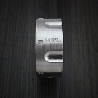 Titanium Revolver Ring .44 Caliber Custom Made Band