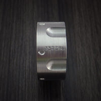 Titanium Revolver Ring .357 Caliber Custom Made Band