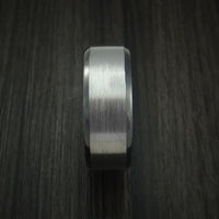 Black Zirconium Ring Traditional Style Band with Anodized Interior