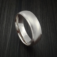 14K White Gold Classic Style Wedding Band Custom Made